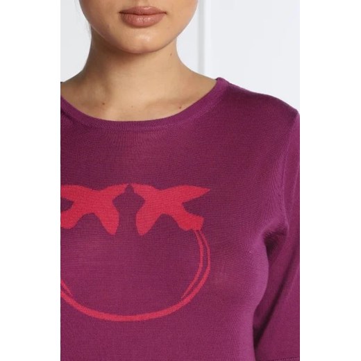Pinko Wełniany sweter ULTRAFINE | Regular Fit Pinko S wyprzedaż Gomez Fashion Store