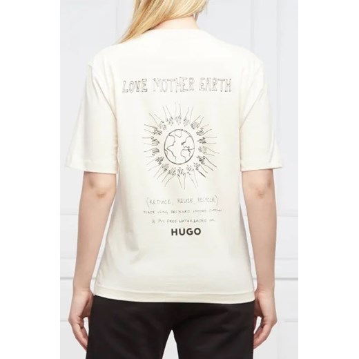 HUGO T-shirt The Girlfriend Tee 9 | Relaxed fit XL Gomez Fashion Store wyprzedaż