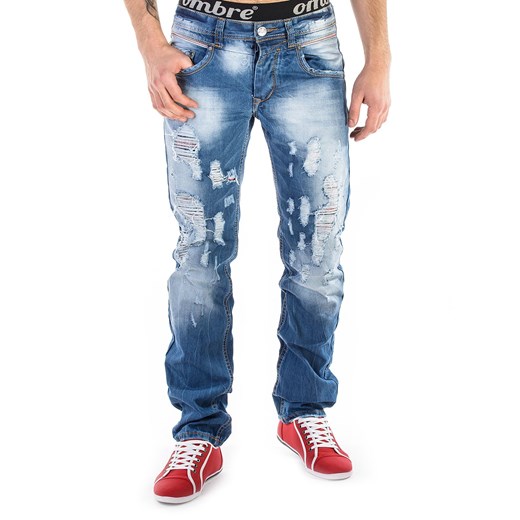 Spodnie P78 - JEANSOWE ombre niebieski jeans