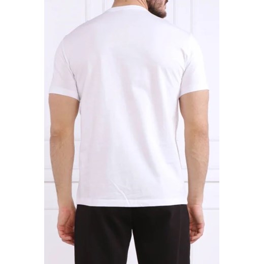 T-shirt męski Armani Exchange biały z krótkim rękawem w stylu młodzieżowym z napisami 