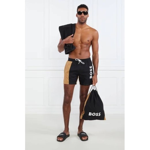 BOSS Szorty kąpielowe + ręcznik + plecak | Regular Fit S okazyjna cena Gomez Fashion Store