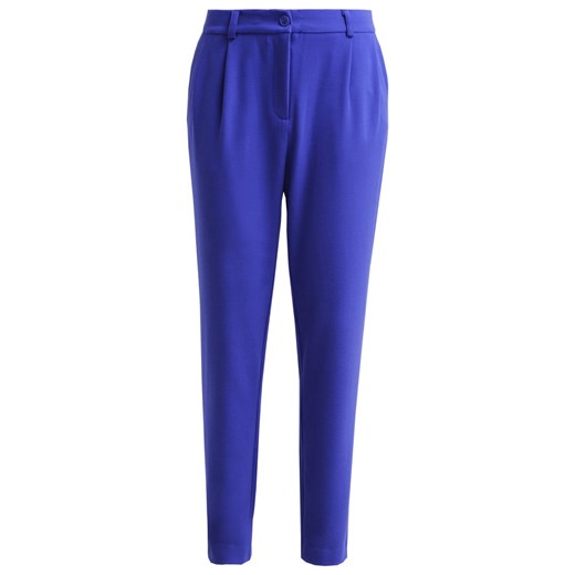Samsøe & Samsøe Spodnie materiałowe electric blue zalando fioletowy abstrakcyjne wzory