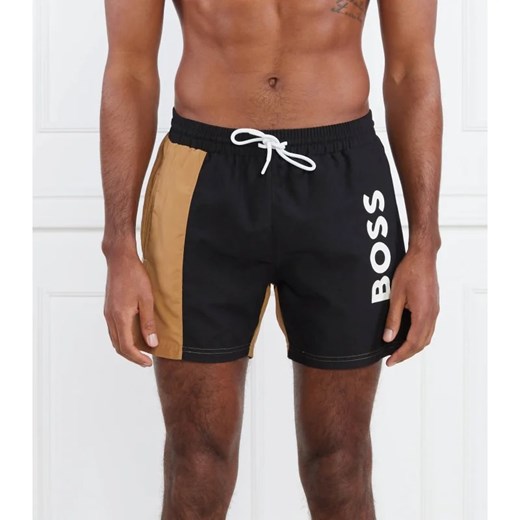 BOSS Szorty kąpielowe + ręcznik + plecak | Regular Fit L Gomez Fashion Store