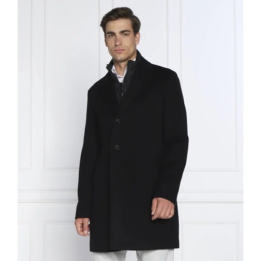 BOSS Wełniany płaszcz H-Hyde-Bib-224 50 Gomez Fashion Store promocja