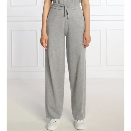 HUGO Spodnie dresowe Sarmetta | flare fit | z dodatkiem wełny i kaszmiru S okazja Gomez Fashion Store