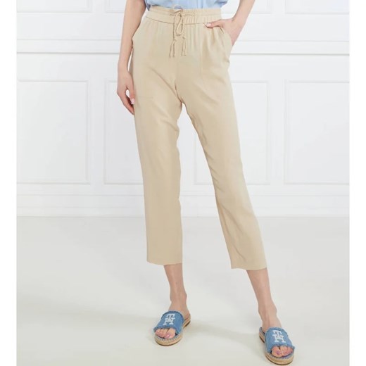 Marella SPORT Spodnie | Regular Fit | z dodatkiem jedwabiu Marella Sport 40 promocja Gomez Fashion Store