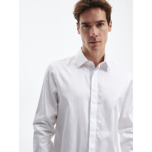 Reserved - Koszula slim fit - Biały Reserved XL wyprzedaż Reserved