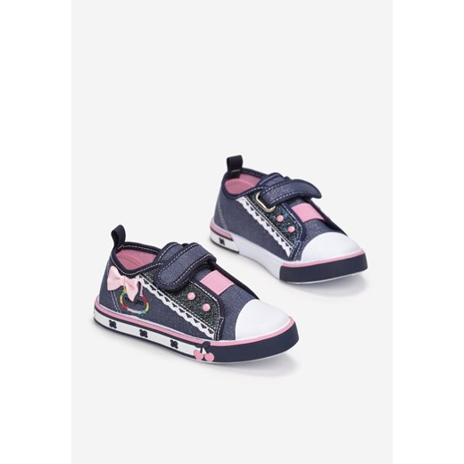 Granatowe Trampki Chalinix 30 wyprzedaż born2be.pl