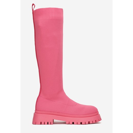 Kozaki damskie Born2be z cholewką przed kolano casual 