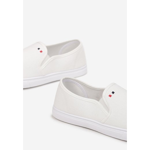 Białe Tenisówki Auxobe 43 born2be.pl okazja