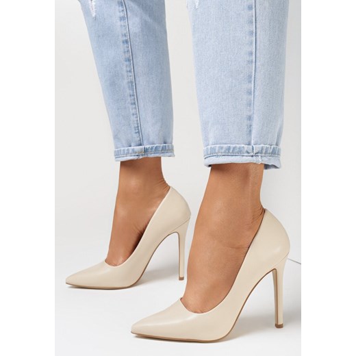 Czółenka Born2be bez zapięcia ze szpiczastym noskiem eleganckie 