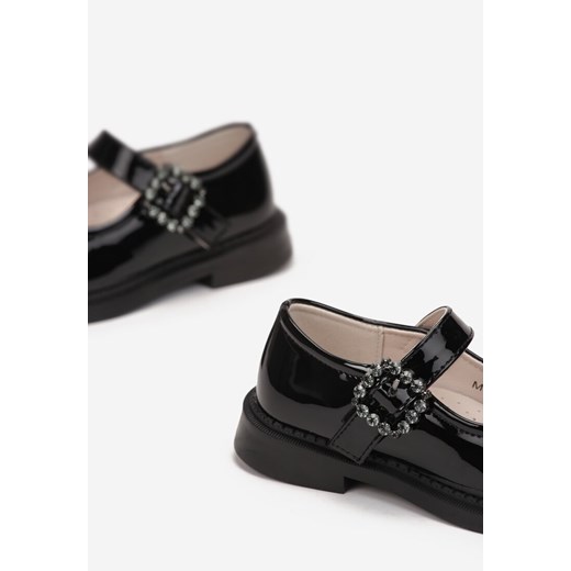 Półbuty dziecięce Born2be czarne na rzepy 