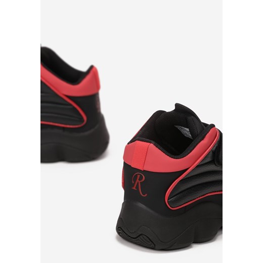 Czarno-Czerwone Buty Sportowe Atrydos 35 promocyjna cena born2be.pl