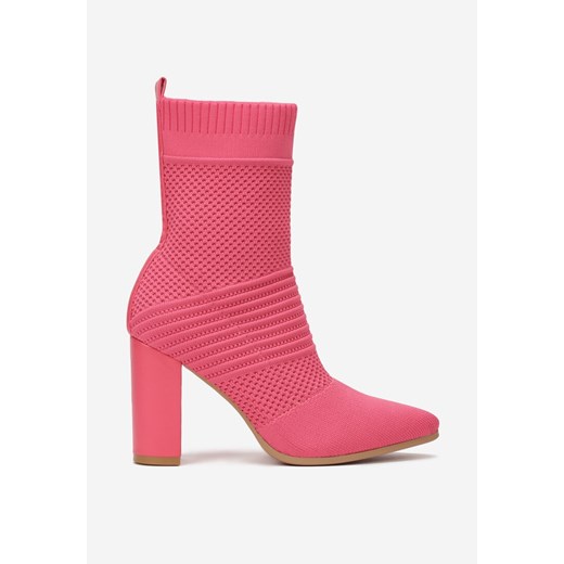 Fuksjowe Botki z Elastyczną Cholewką Hamilta 38 okazyjna cena born2be.pl