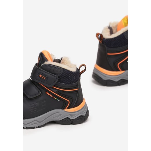 Buty zimowe dziecięce Born2be na rzepy 