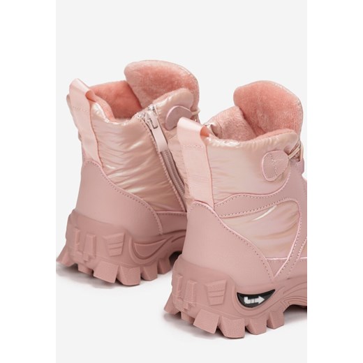 Buty zimowe dziecięce Born2be śniegowce wiązane 