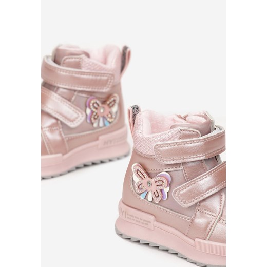 Buty zimowe dziecięce Born2be na rzepy