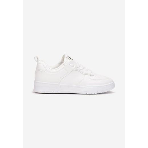 Buty sportowe damskie Born2be sneakersy białe sznurowane płaskie 