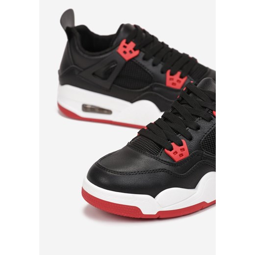 Czarno-Czerwone Sneakersy Bilimmi 40 wyprzedaż born2be.pl