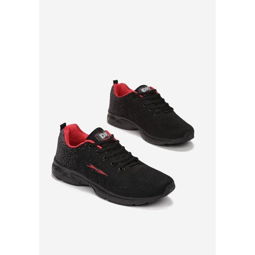 Czarno-Czerwone Buty Sportowe Akisisia 42 okazja born2be.pl