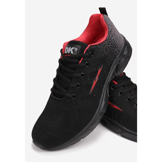 Czarno-Czerwone Buty Sportowe Akisisia 44 born2be.pl wyprzedaż