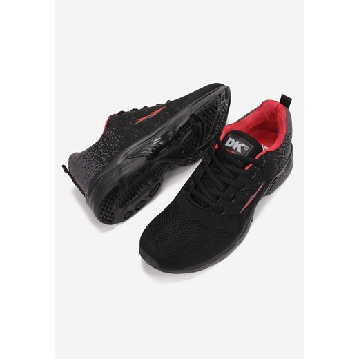 Czarno-Czerwone Buty Sportowe Akisisia 42 wyprzedaż born2be.pl