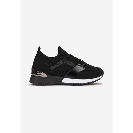 Czarne Sneakersy Ryrana 37 wyprzedaż born2be.pl