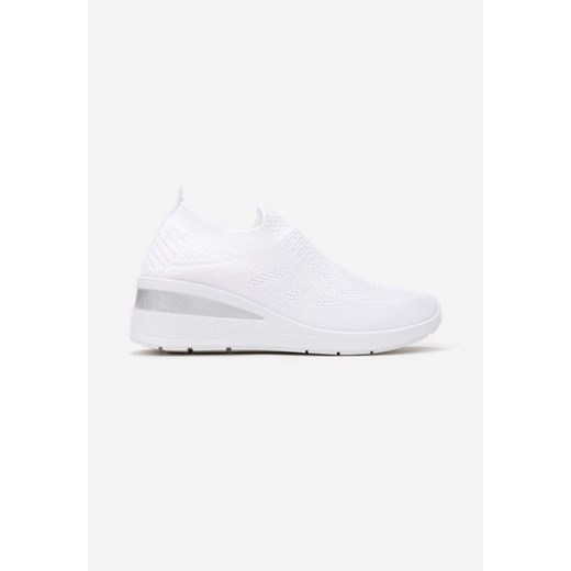 Białe Sneakersy Omphiche 38 born2be.pl wyprzedaż