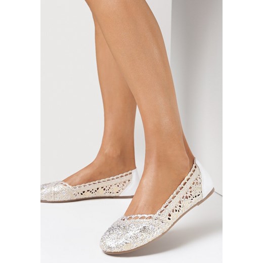 Złote Balerinki Meringues 38 born2be.pl okazja