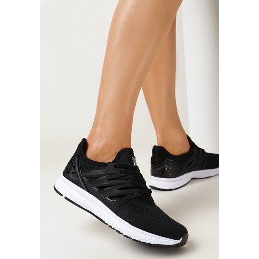 Czarne Buty Sportowe Blossom Spring 36 wyprzedaż born2be.pl