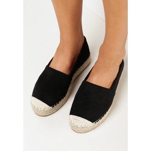 Czarne Espadryle Thaxie 37 okazja born2be.pl