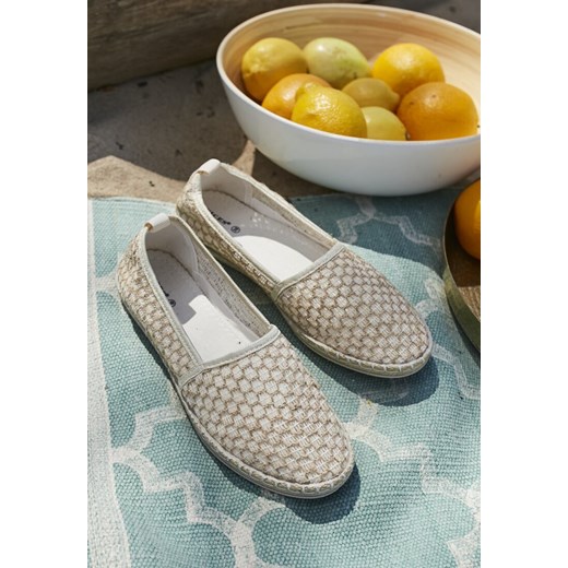 Beżowe Espadryle Adralodia 37 wyprzedaż born2be.pl