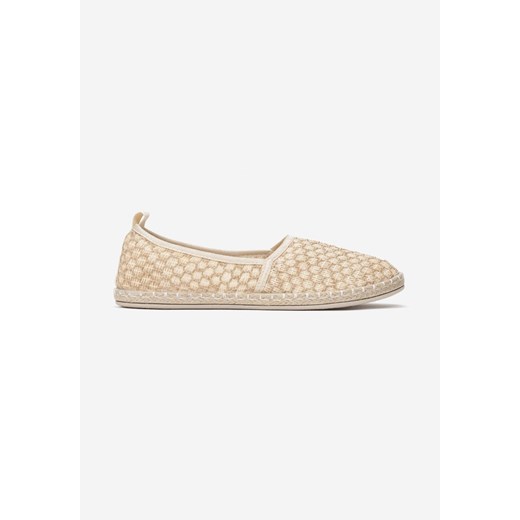 Beżowe Espadryle Adralodia 38 okazyjna cena born2be.pl