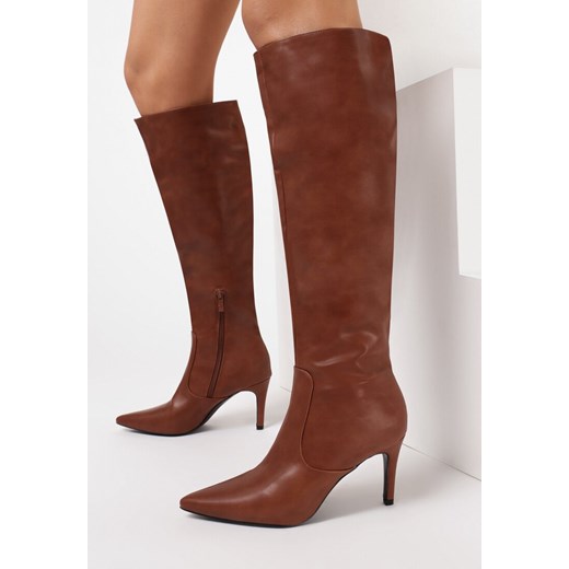 Brązowe Kozaki Petalgarden 41 okazyjna cena born2be.pl