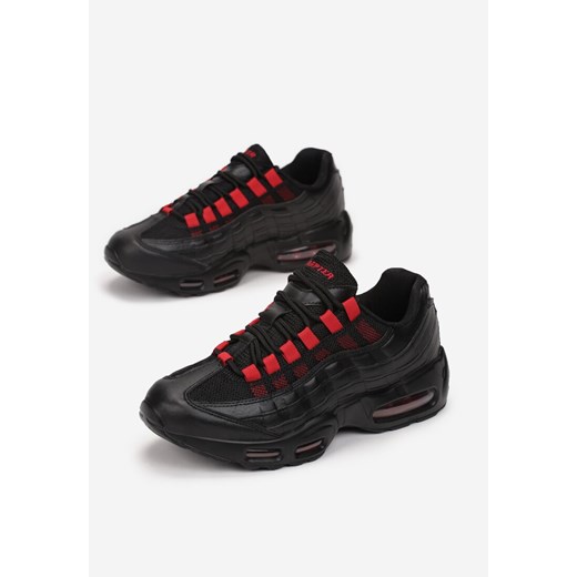 Czarno-Czerwone Buty Sportowe Caliseise 37 okazyjna cena born2be.pl
