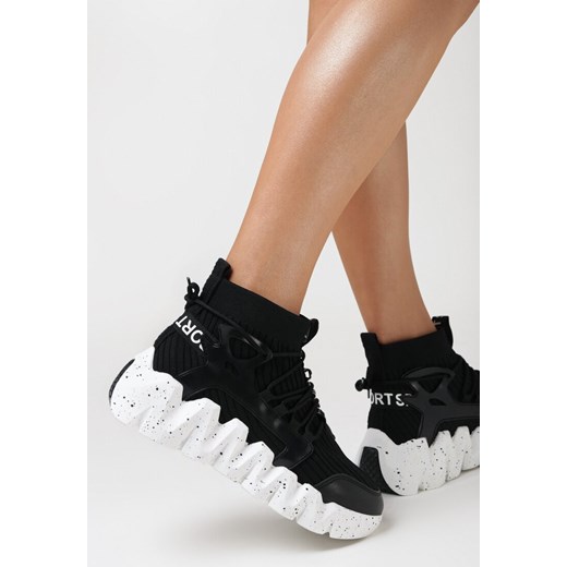 Czarne Sneakersy Andrassa 41 okazyjna cena born2be.pl