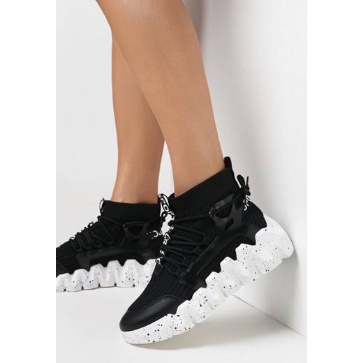 Czarne Sneakersy Andrassa 38 promocja born2be.pl