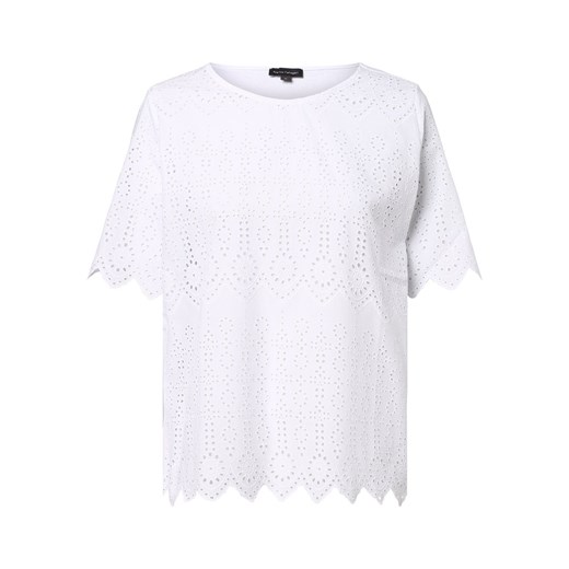 Franco Callegari T-shirt damski Kobiety Bawełna biały jednolity ze sklepu vangraaf w kategorii Bluzki damskie - zdjęcie 156835194
