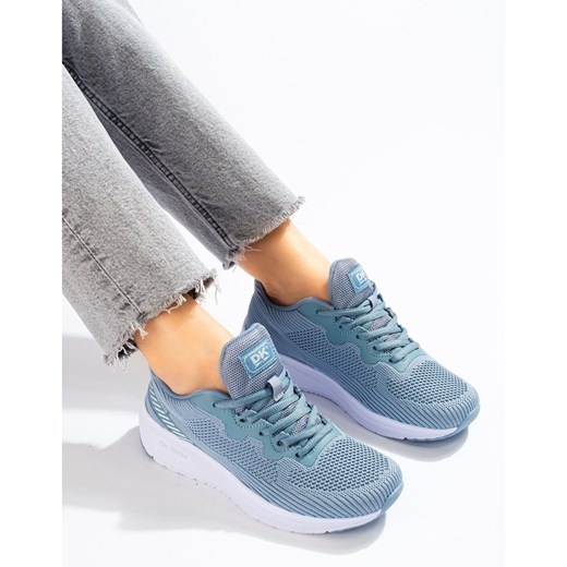 Niebieskie buty sportowe damskie DK 39 ButyModne.pl