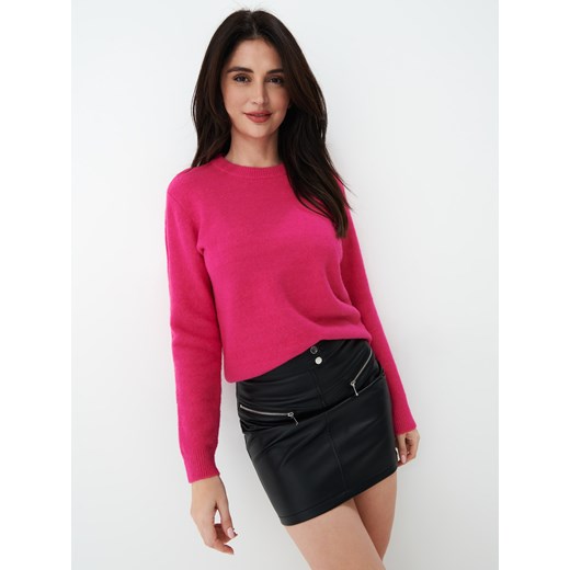 Mohito - Sweter w soczystym kolorze - Różowy Mohito XXS Mohito okazyjna cena