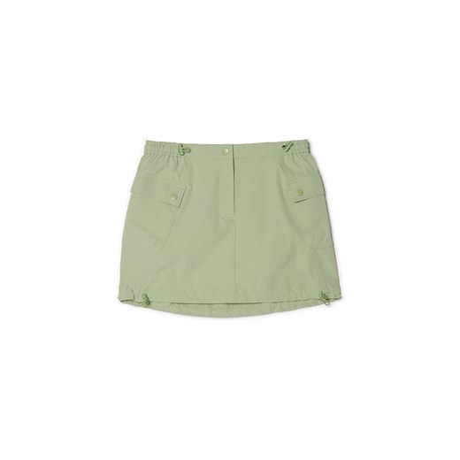 Cropp - Zielona spódnica mini - zielony ze sklepu Cropp w kategorii Spódnice - zdjęcie 156856024