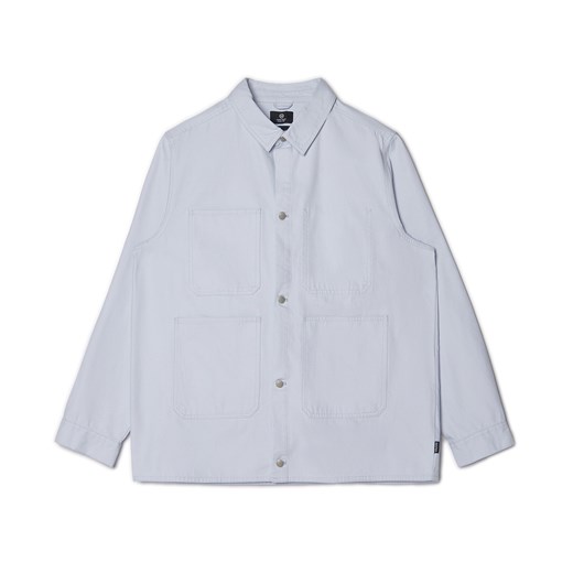 Cropp - Gładka koszula wierzchnia - niebieski ze sklepu Cropp w kategorii Koszule męskie - zdjęcie 156856474