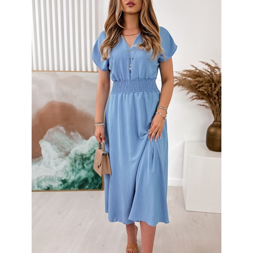 sukienka atmore błękitna uni ze sklepu UBRA w kategorii Sukienki - zdjęcie 156869623