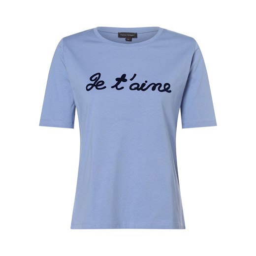 Franco Callegari T-shirt damski Kobiety Bawełna niebieski nadruk Franco Callegari 44 okazja vangraaf