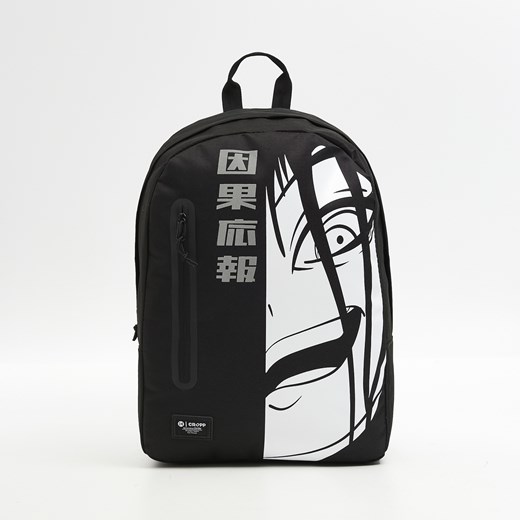 Cropp - Plecak z nadrukiem anime - Czarny Cropp Uniwersalny promocyjna cena Cropp