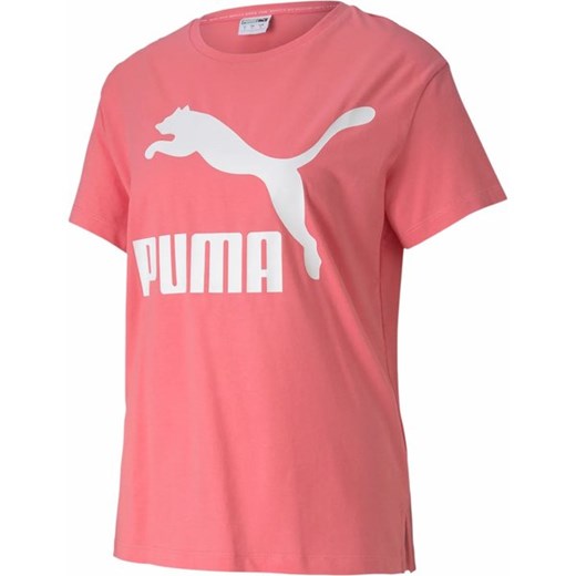 Koszulka damska Classics Contrast Logo SS Tee Puma ze sklepu SPORT-SHOP.pl w kategorii Bluzki damskie - zdjęcie 156915083