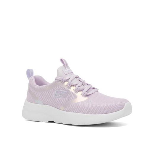 Buty sportowe damskie Skechers na płaskiej podeszwie sznurowane
