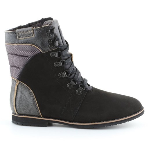 Buty Columbia Twentythird Ave Wp Mid W BL2769-010 czarne ze sklepu ButyModne.pl w kategorii Botki - zdjęcie 156926361