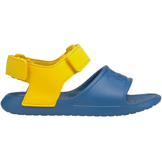 Sandały Puma Divecat v2 Injex Ps Star Jr 369546 07 niebieskie żółte ze sklepu ButyModne.pl w kategorii Sandały dziecięce - zdjęcie 156926500