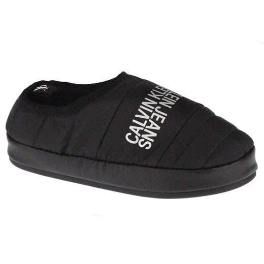 Kapcie Calvin Klein Home Shoe Slipper W Warm Lining W YW0YW00412-BEH czarne ze sklepu ButyModne.pl w kategorii Kapcie damskie - zdjęcie 156926680